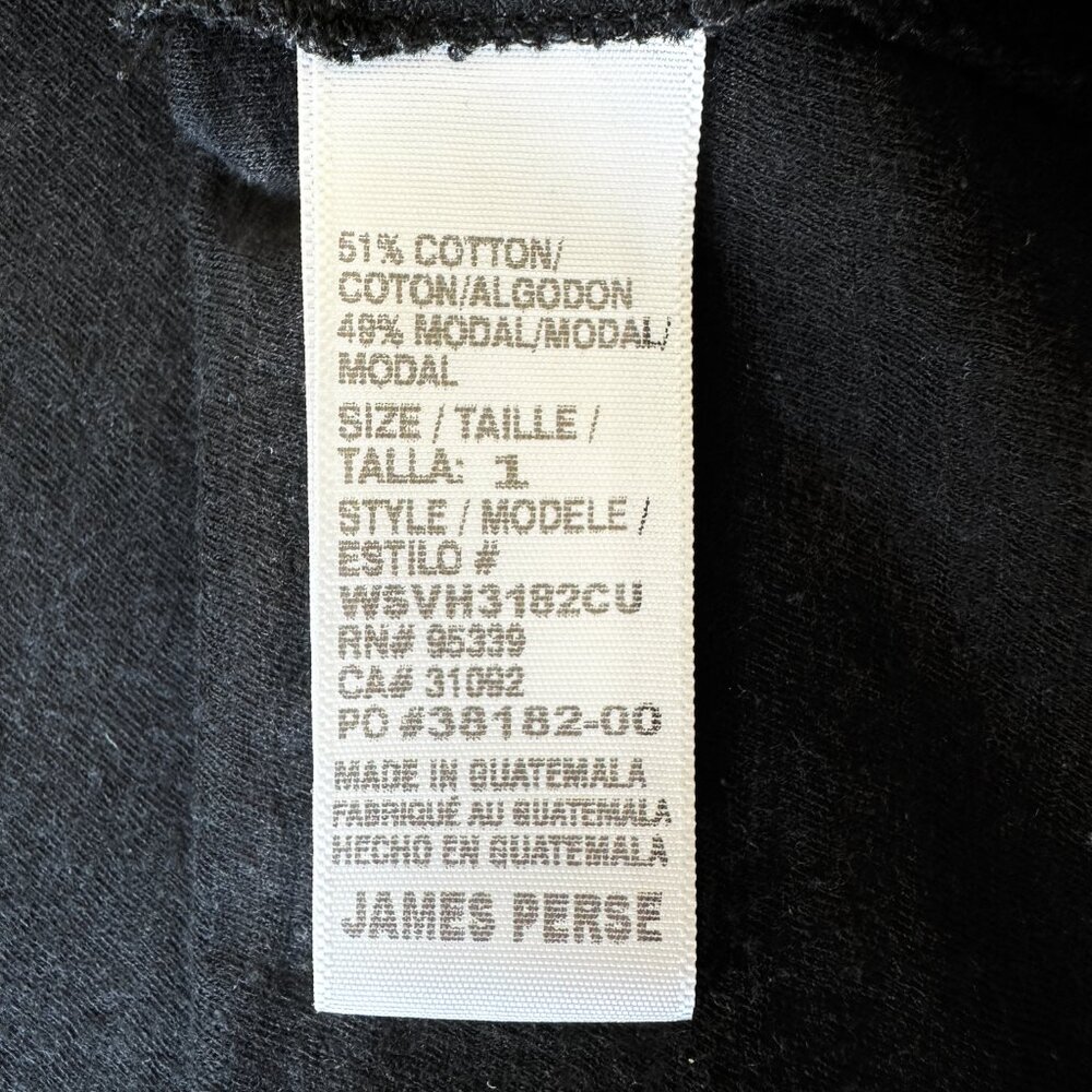 James Perse Scoop Neck T-Shirt - Picture 7 of 9